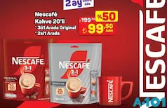 NESCAFE KAHVE 20'Lİ fiyat ve kampanya bilgisi